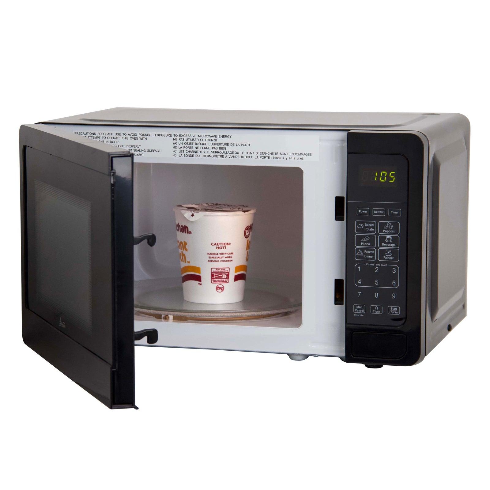 Avanti MT7V1B 0.7 Cu. Ft. Compact Countertop Microwave Oven - Perfect for Small Kitchens, Dorms & Office Break Rooms