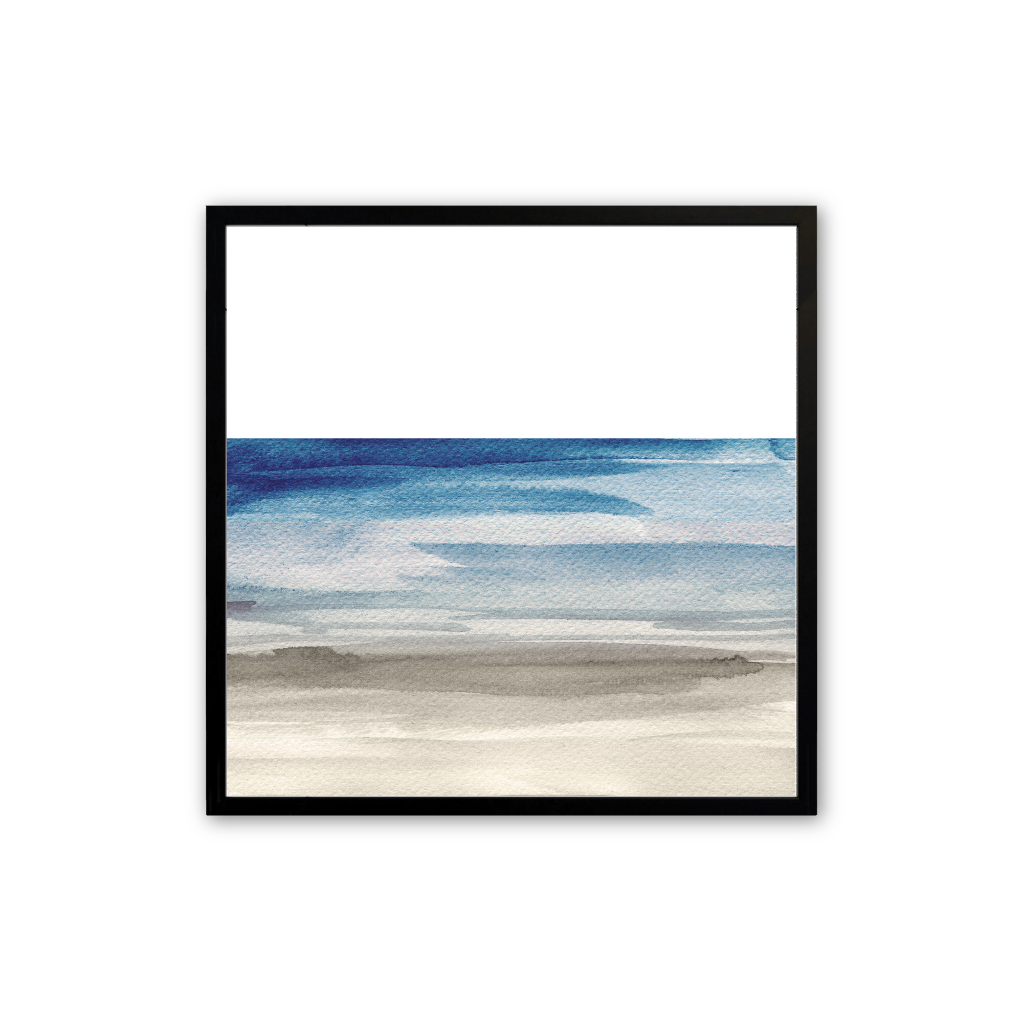 Coastal Serenity Wall Art - Set of 2 Framed Beach Prints for Home Decor - Perfect for Living Room, Bedroom or Office