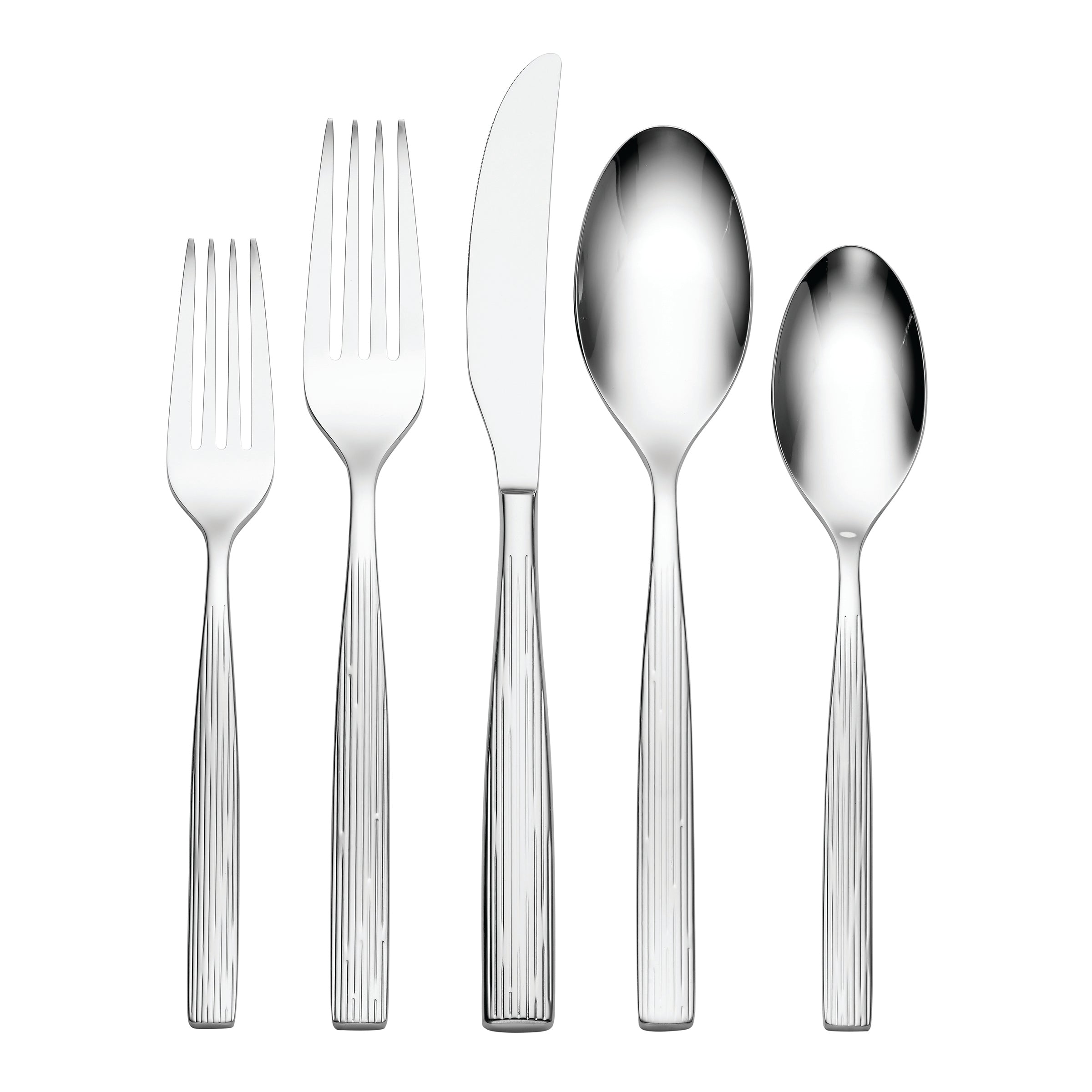 Premium Ensley 20-Piece Stainless Steel Flatware Set - Service for 5 - Elegant Dining Utensils for Everyday Use & Formal Occasions