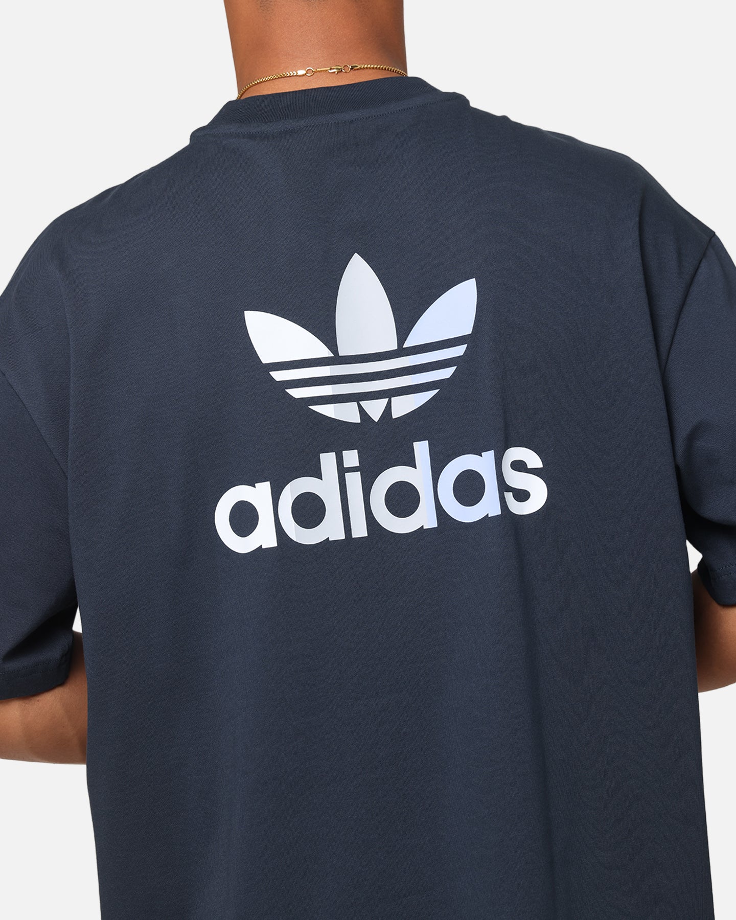 Adidas Men's Graphic T-Shirt - Aurora Ink & Blue Spark Design - Casual Streetwear for Everyday Wear & Gym Workouts