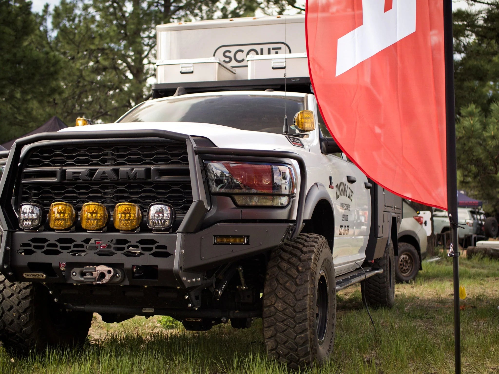 AlphaRex PRO Projector Headlights (Alpha Black) for Ram 2500 & 3500 (2019-2024) - High-Performance LED Headlights for Off-Road & Night Driving