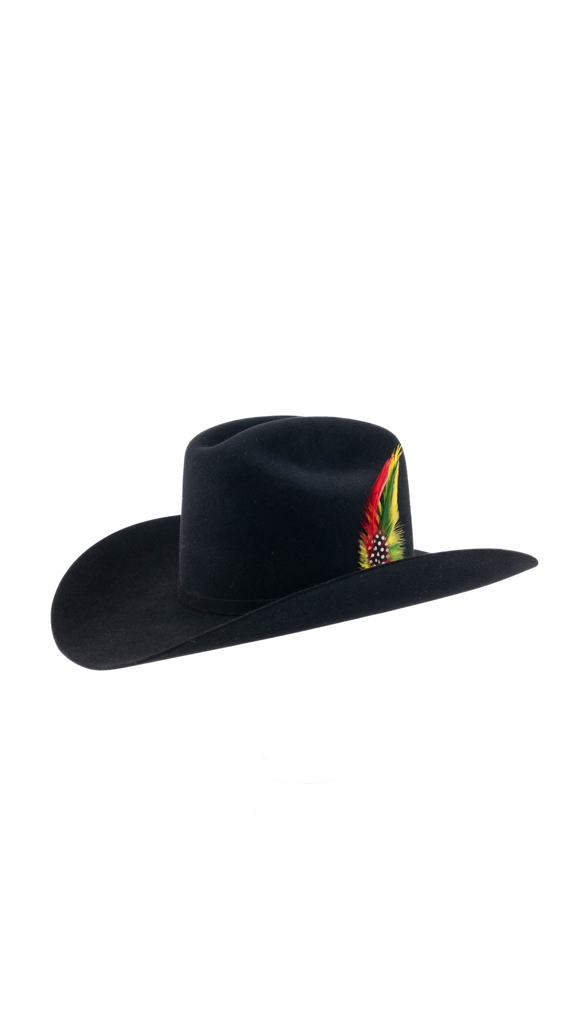 Rock'em 100x Johnson Felt Hat for Men - Classic Western Cowboy Hat for Outdoor Rodeo, Country Music Festivals & Ranch Work