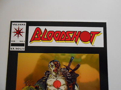 Bloodshot #1 NM Condition Foil Cover Comic Book - Rare Collectible for Superhero Fans & Comic Enthusiasts | Perfect for Display, Gifts, and Investment