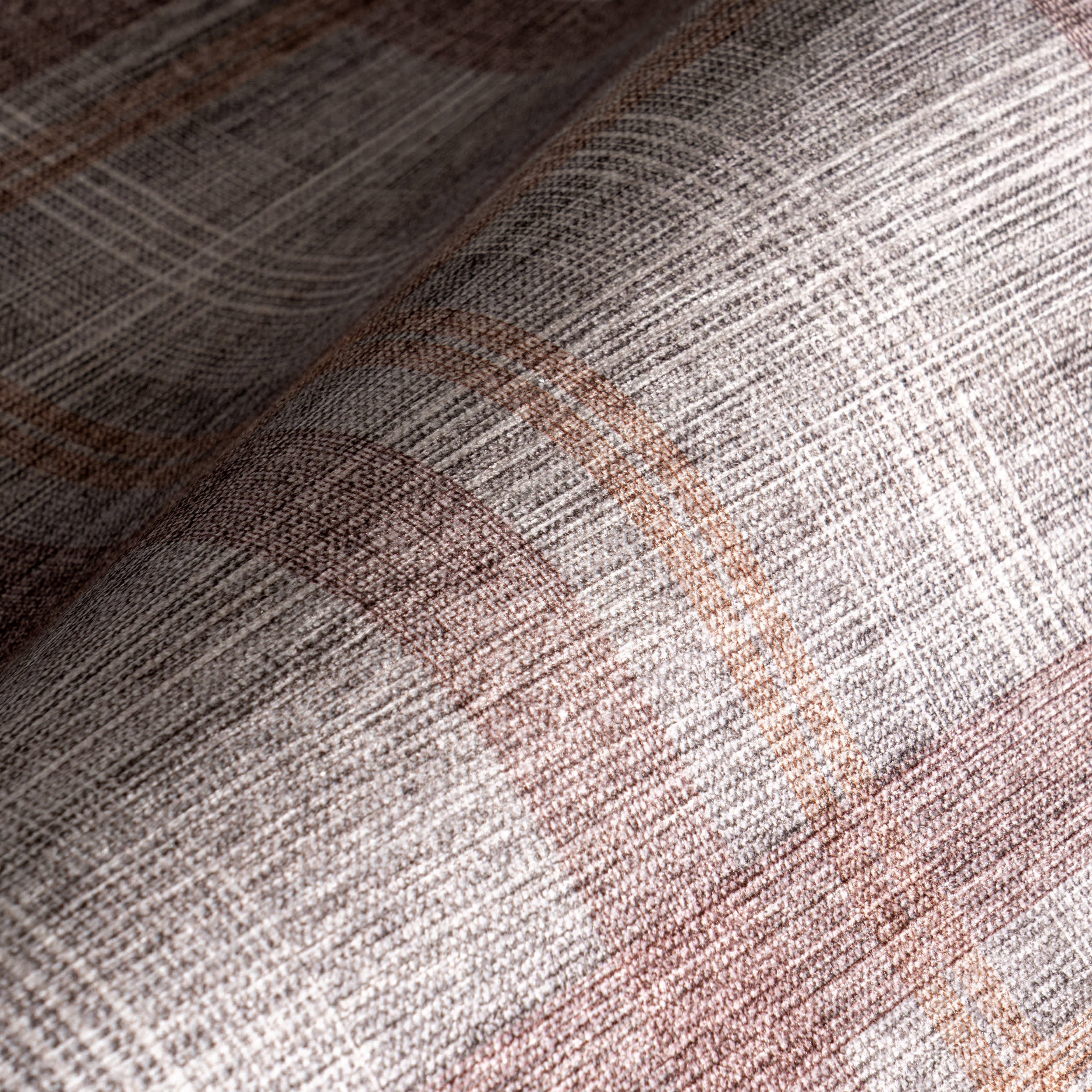 Arietty Plaid Spill Proof Washable Rug - Non-Slip, Stain Resistant, Machine Washable Area Rug for Living Room, Bedroom & Kitchen - Grey Home Decor