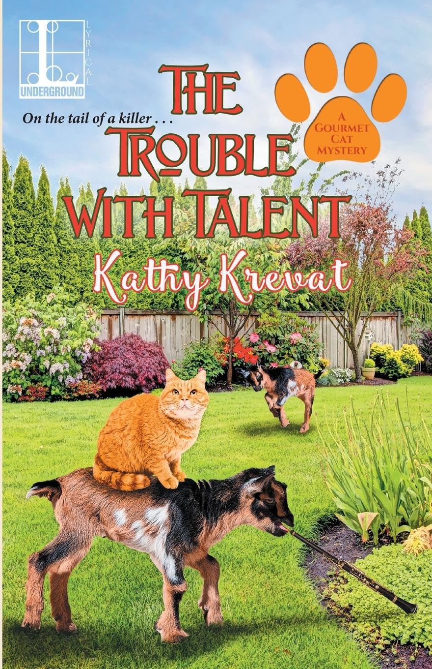 The Trouble with Talent (A Gourmet Cat Mystery) - Cozy Cat Crime Novel for Mystery Lovers | Perfect for Book Clubs & Rainy Day Reading