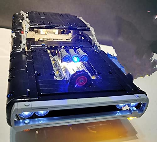 Shining Blocks LED Lighting Kit for Lego 42111 Dom's Dodge Charger - Enhance Your Fast & Furious Model Car with Bright LED Lights for Night Display & Collection