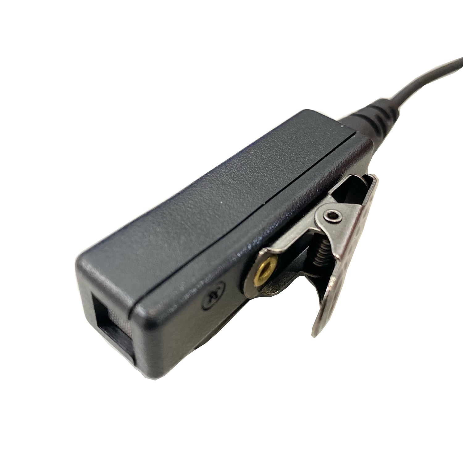 MaximalPower Premium Acoustic Tube Earpiece Surveillance Kit with PTT Button - Kevlar-Reinforced Cable for Motorola 2-Pin Plug - Includes Clear Coil Tube & Earmold Pair (Bulk Pack) - Ideal for Law Enforcement, Security & Covert Operations