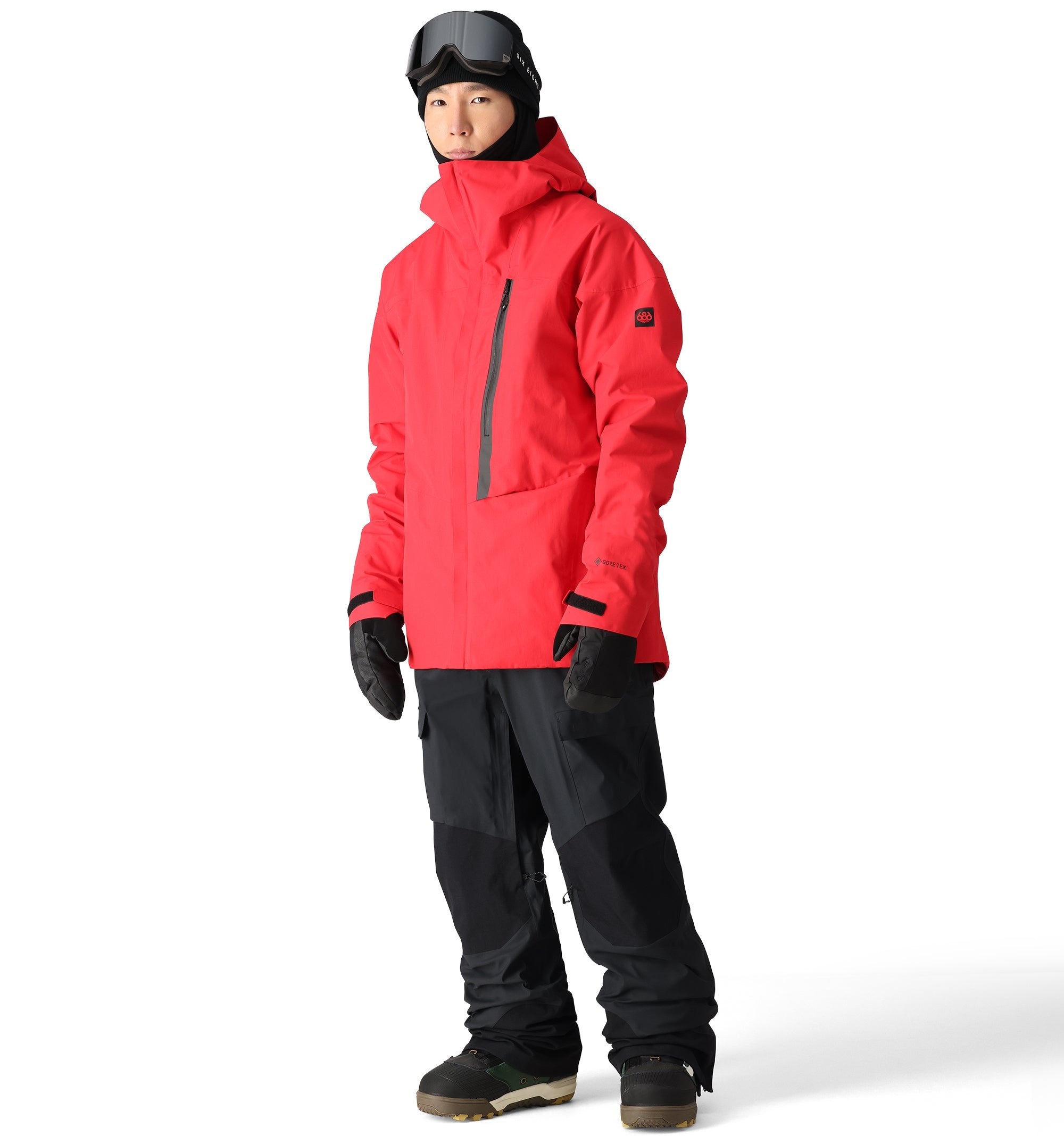 686 Men's GORE-TEX Stretch Dispatch Bib Snow Pants 2025 - Waterproof Insulated Winter Ski Bib Overalls for Snowboarding & Cold Weather Activities