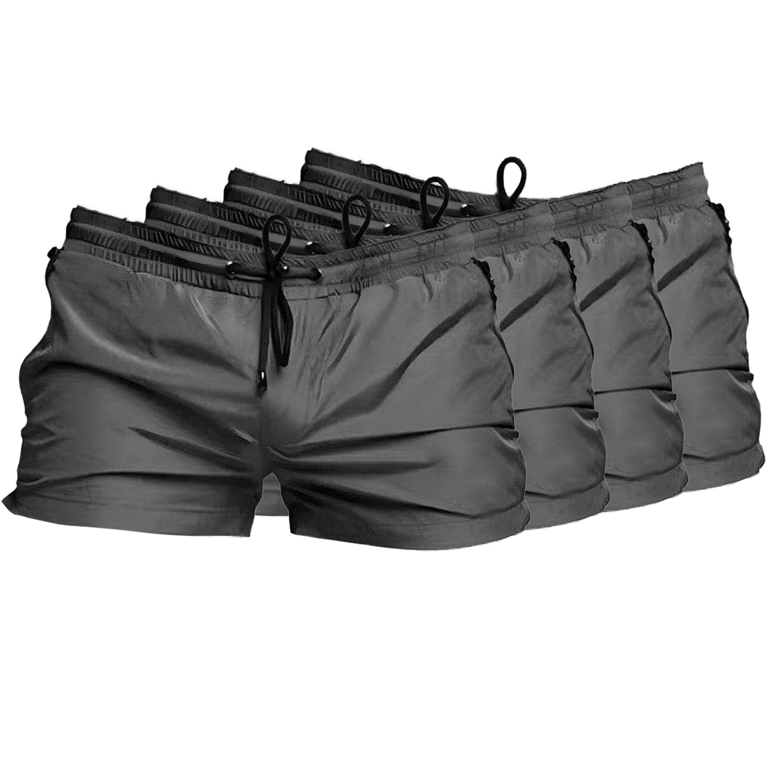 Black Hoochie Daddy Shorts for Men - Trendy & Comfortable Summer Workout & Gym Shorts - Perfect for Fitness, Running & Casual Wear