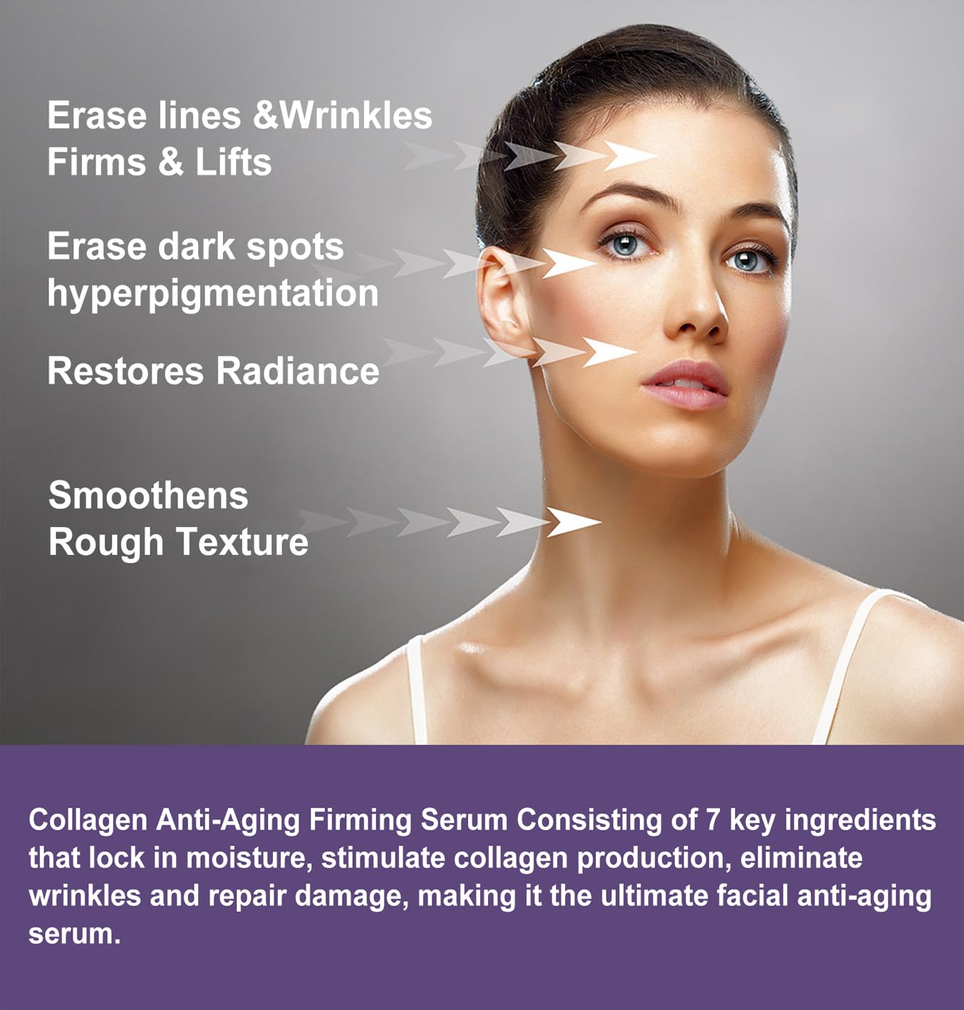 DERMA CURE 2% Bakuchiol Peptide Serum for Face - Anti Aging Treatment Reduces Fine Lines & Wrinkle Smoothing - Natural Vegan Formula with Hyaluronic Acid, Niacinamide & Collagen Booster (30ml) | Perfect for Night Routine & Daily Skincare Regimen