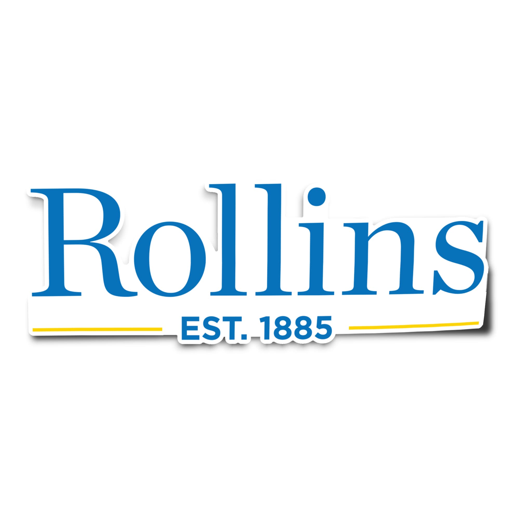 Desert Cactus Rollins College Sticker - Waterproof Vinyl Decal for Laptop, Water Bottle, Car & Scrapbook - Perfect for College Students, DIY Crafts & Home Decor (IND 00019a)