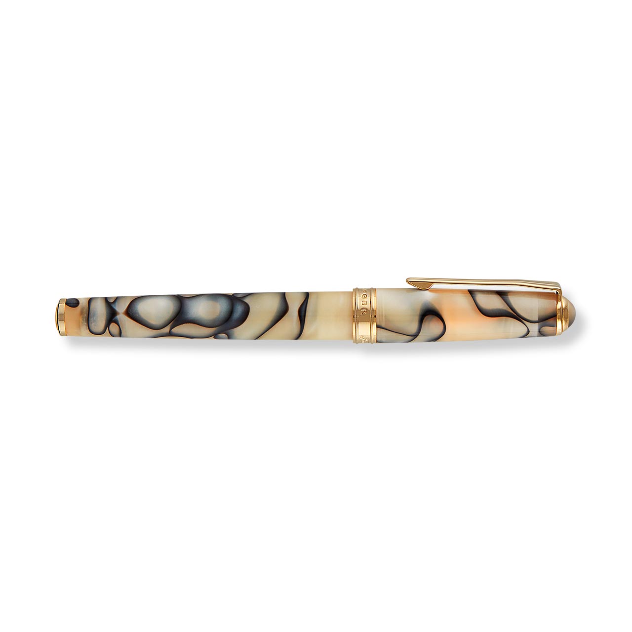 True Writer Classic Carrara Fountain Pen - Premium White Marble Design, Smooth Writing Experience for Professionals & Students - Perfect for Office, Journaling & Gift Giving