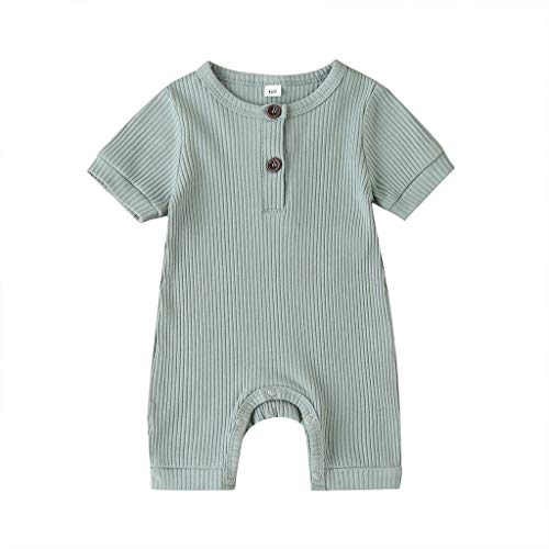 B--light Green Short Sleeve Bodysuit
