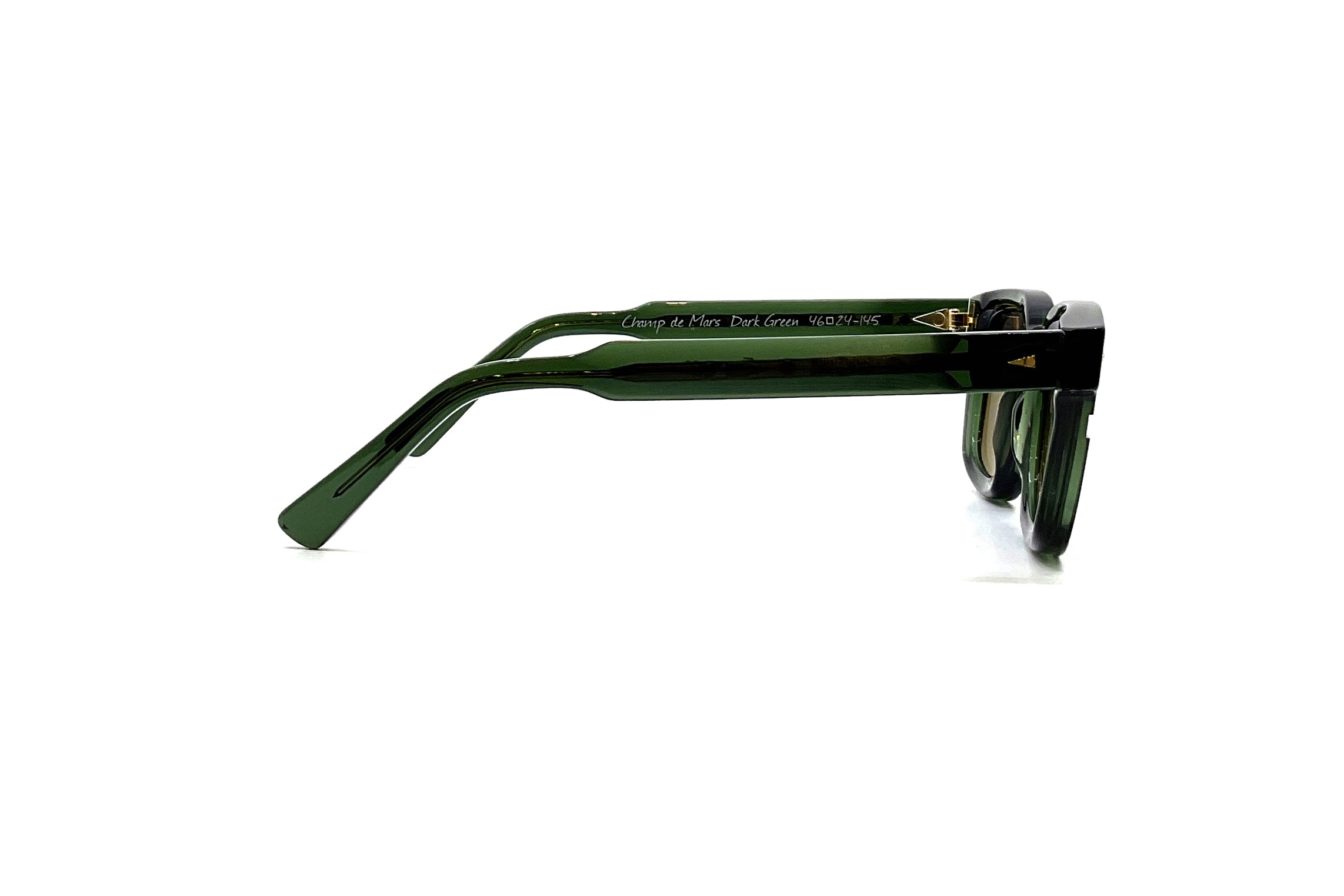 Ahlem Champ de Mars Sunglasses - Dark Green Polarized Lenses for UV Protection & Fashion | Perfect for Outdoor Activities, Travel & Driving