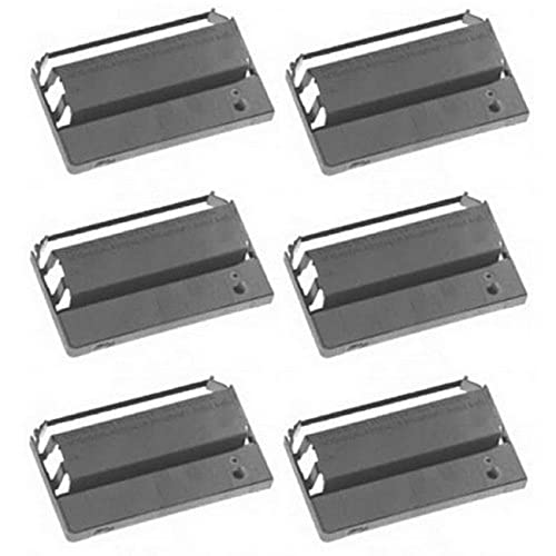 Compatible Replacement Printer Ribbon for Wincor Nixdorf 25773.11.3.09P & DH Print 9105109-003B - 6 Pack Purple Ink Cartridges for Receipt Printing in Retail Stores, Restaurants, and POS Systems