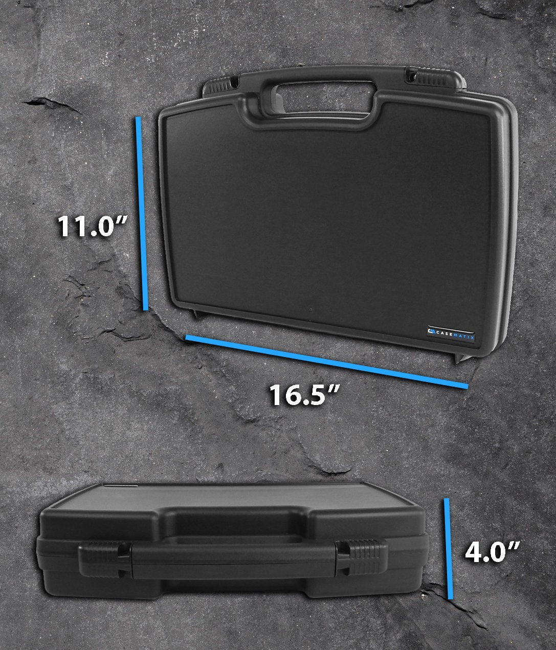 CASEMATIX Customizable Minidrone Case for Parrot Mambo Drone & Flypad Controller - Protective Storage for Drone, Cannon, Blades & Accessories | Perfect for Travel & Outdoor Adventures