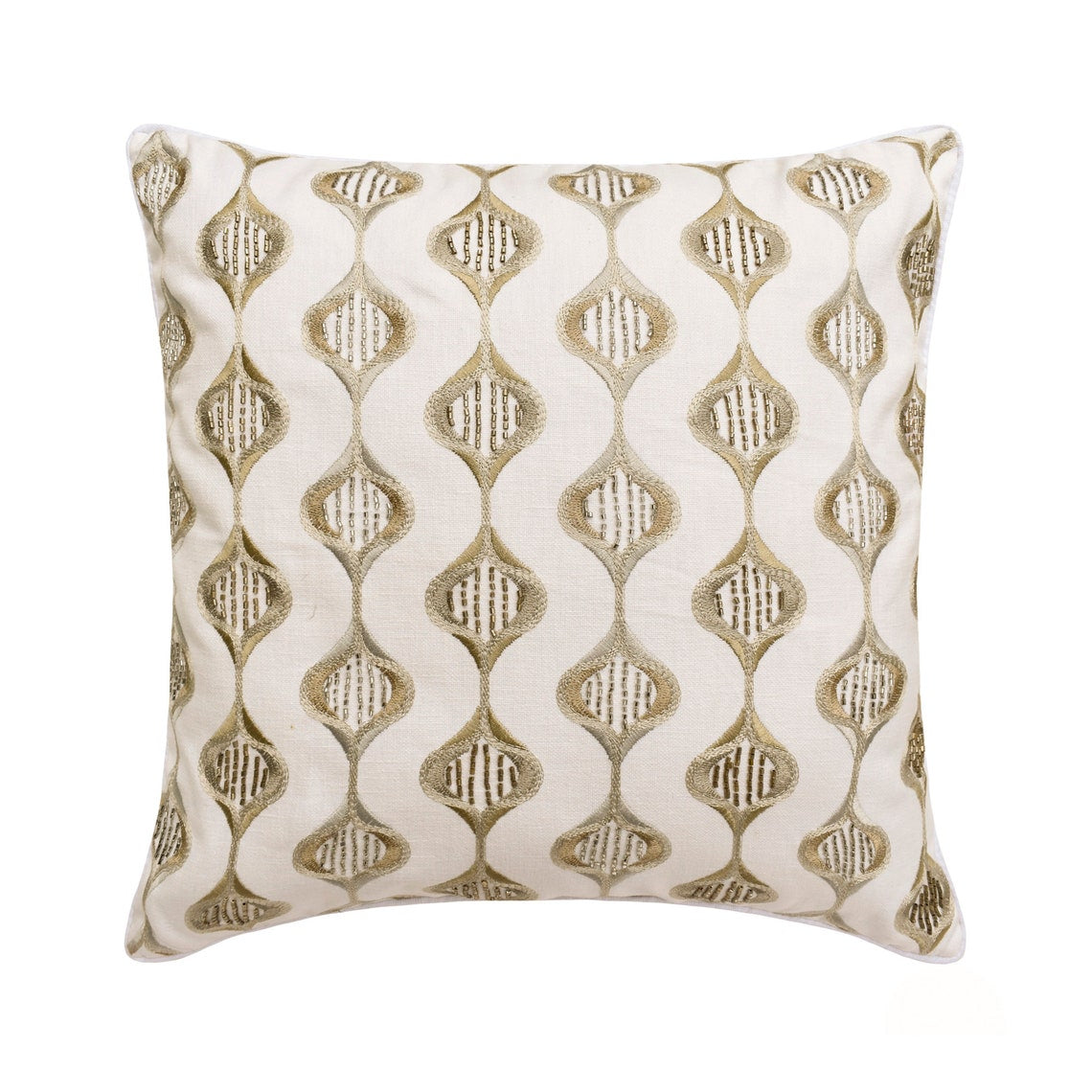 Abhinoor White Cotton Decorative Euro Sham Pillow Cover - Premium Quality Bedroom Decor for Luxury Home Styling | Perfect for Master Bedroom, Guest Room & Hotel Decor