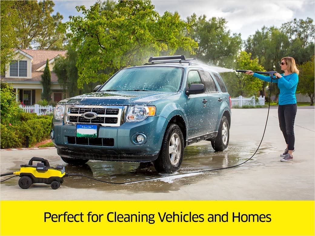 **Karcher K3000 Electric Pressure Washer - 1800 PSI, 1.3 GPM, Lightweight & Portable for Home, Car, Patio Cleaning**
