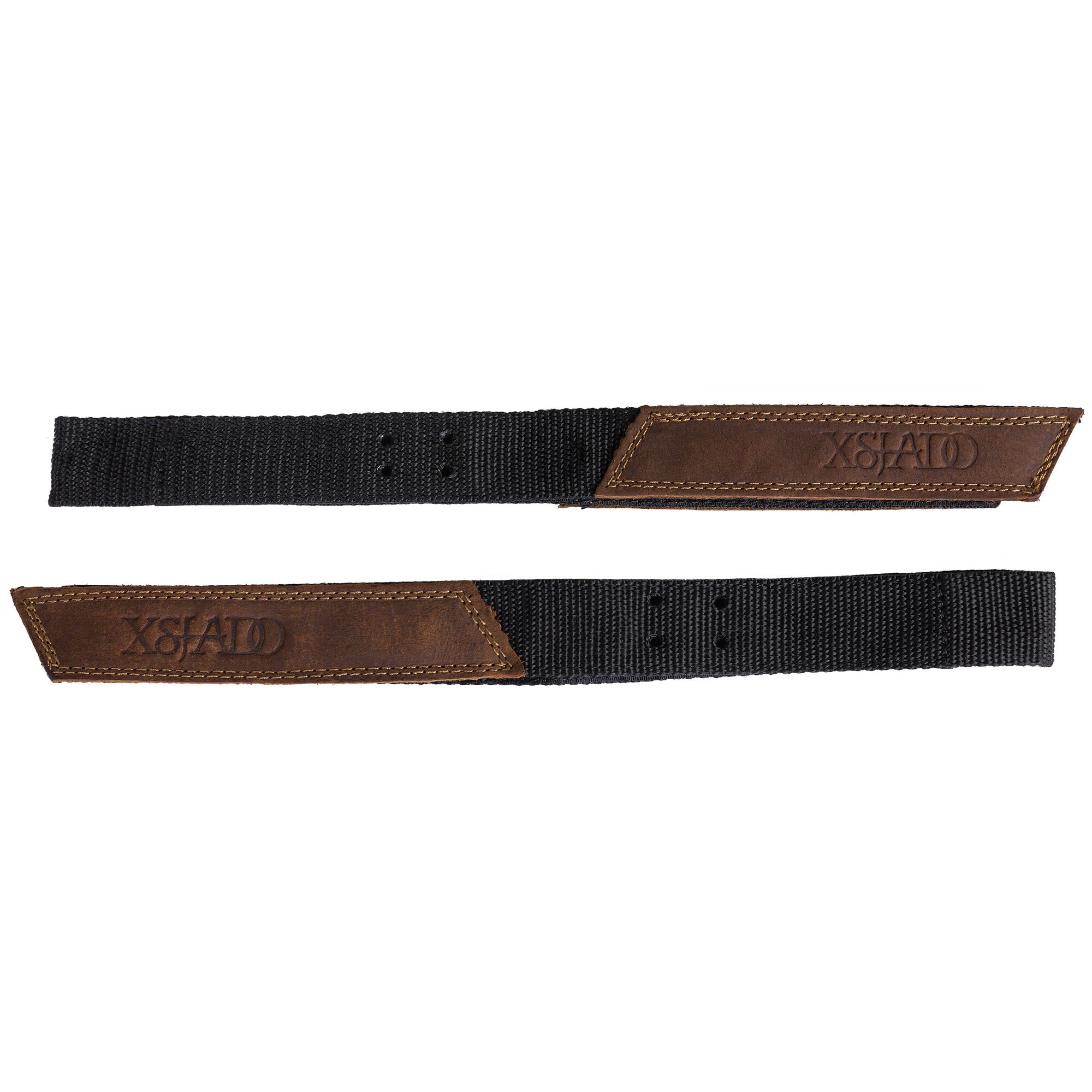 Shadow Cuff Strap Dual Black & Brown - Adjustable Leather Wrist Cuff for BDSM, Fetish, and Cosplay - Perfect for Role Play, Fashion Accessories, and Gothic Style