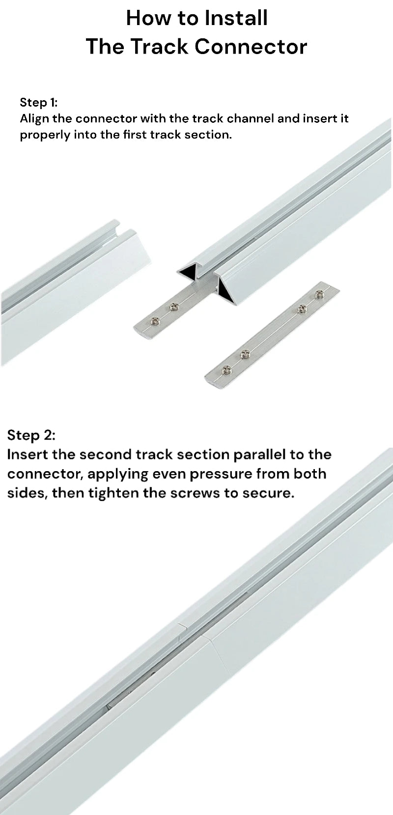 Milani No Drilling StrongHold Adhesive Curtain Track - Easy Installation Heavy Duty Curtain Rod Alternative for Windows, Doors & Home Decor