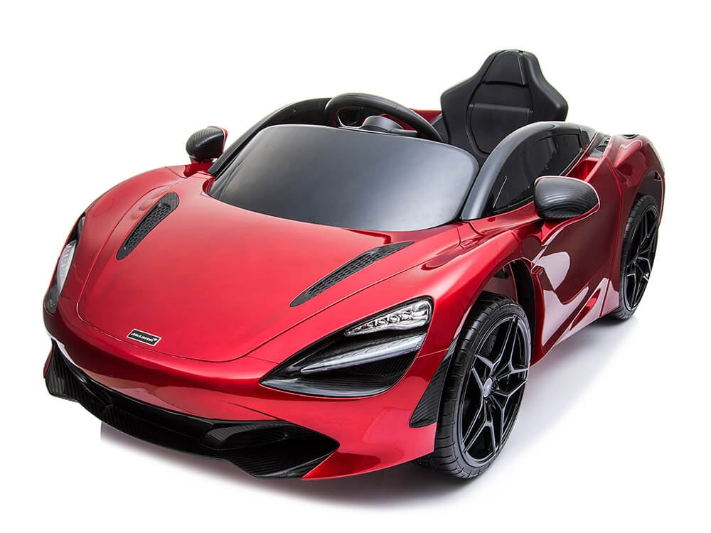 McLaren 720S 12V Kids Electric Ride-On Car with Remote Control - Red Sports Car Toy for Boys & Girls | Birthday Gift, Outdoor Play, Pretend Driving Fun