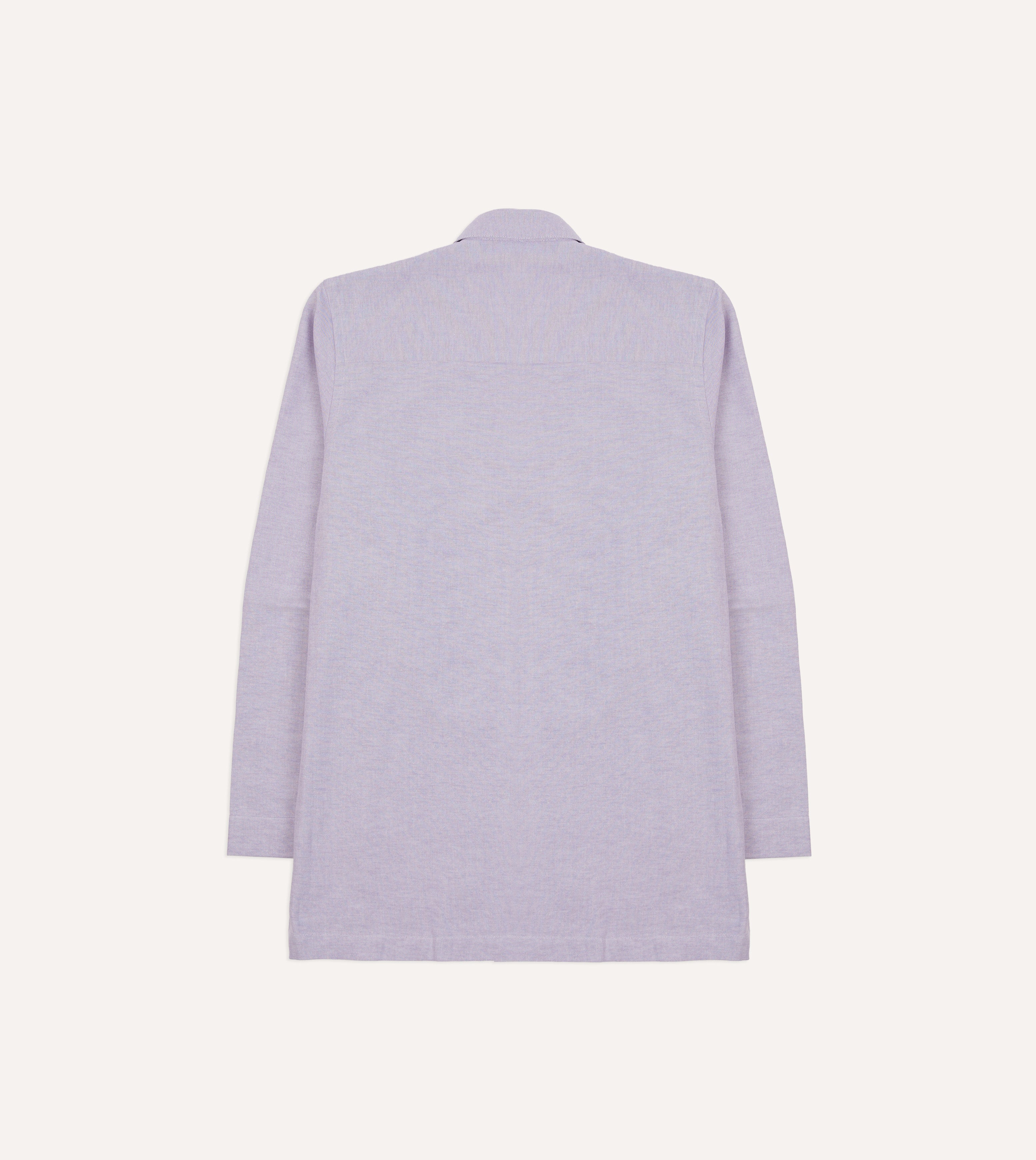 Lilac Oxford Cotton Pajama Set for Women - Soft & Comfortable Sleepwear - Perfect for Nighttime Relaxation & Lounging