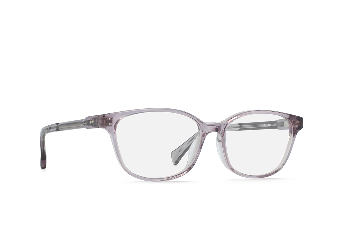 Soph Hazy Lilac / Clear 52mm UV Protection Sunglasses - Trendy Oversized Cat Eye Shades for Women - Perfect for Beach, Driving & Outdoor Activities