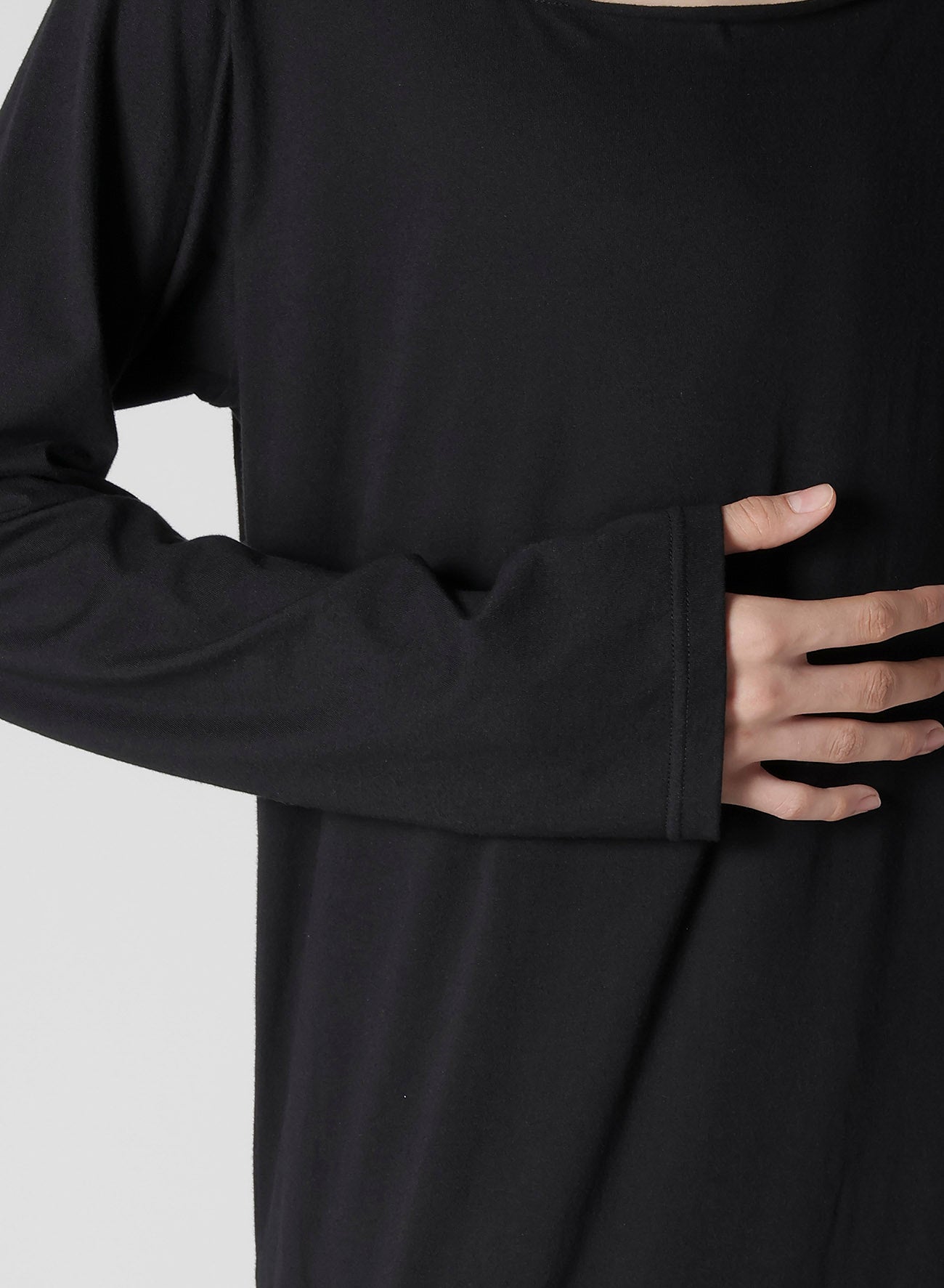 Combed Single Jersey Slit Detail Long Sleeve T-Shirt for Women | Soft & Comfortable Cotton Top | Perfect for Casual Wear, Layering & Everyday Outfits