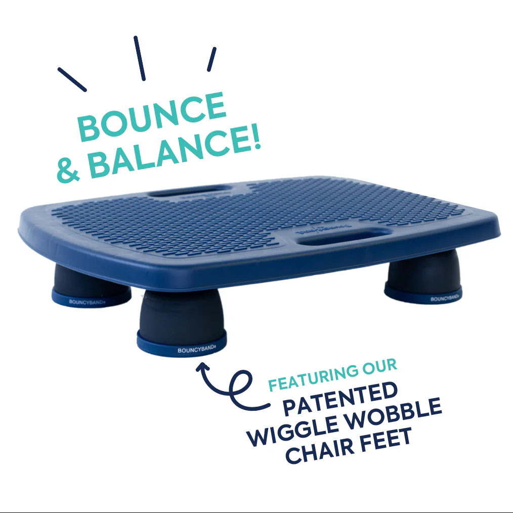 Bouncyband® Bouncy Board - Sensory Balance Board for Kids & Adults - Improve Focus & Movement - Perfect for Home, Classroom & Office Use