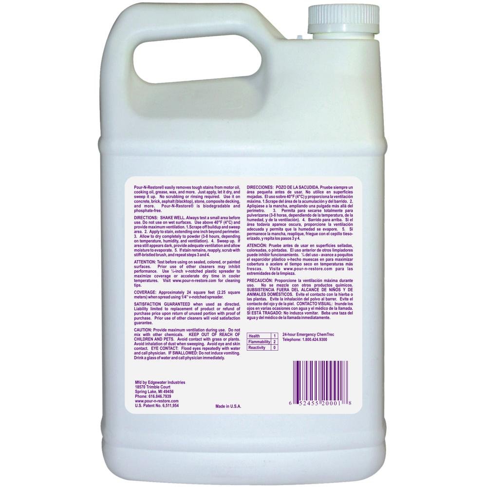 Best Concrete & Masonry Stain Remover - Heavy Duty Cleaner for Driveways, Patios & Brick Walls | Eco-Friendly Formula