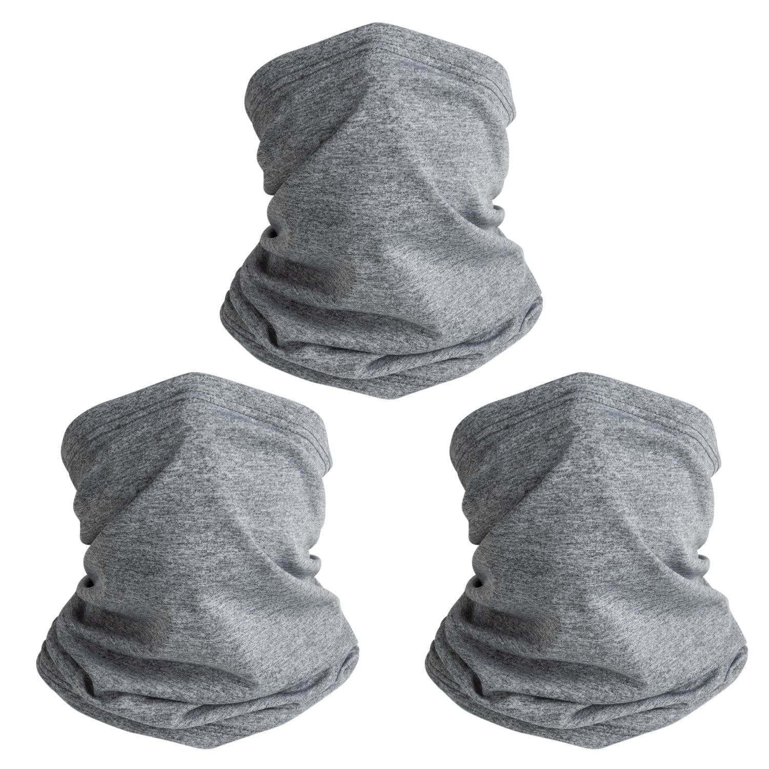 TJKL100 Bandanas Neck Gaiter 3-Pack - Breathable Face Cover for Outdoor Activities, Hiking, Cycling & Sports - UV Protection & Moisture-Wicking Fabric