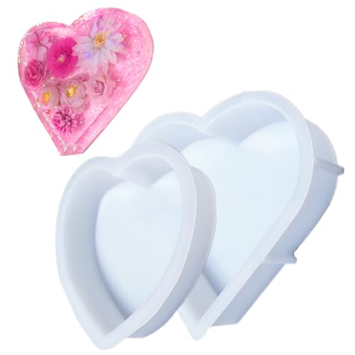 2 Heart Molds