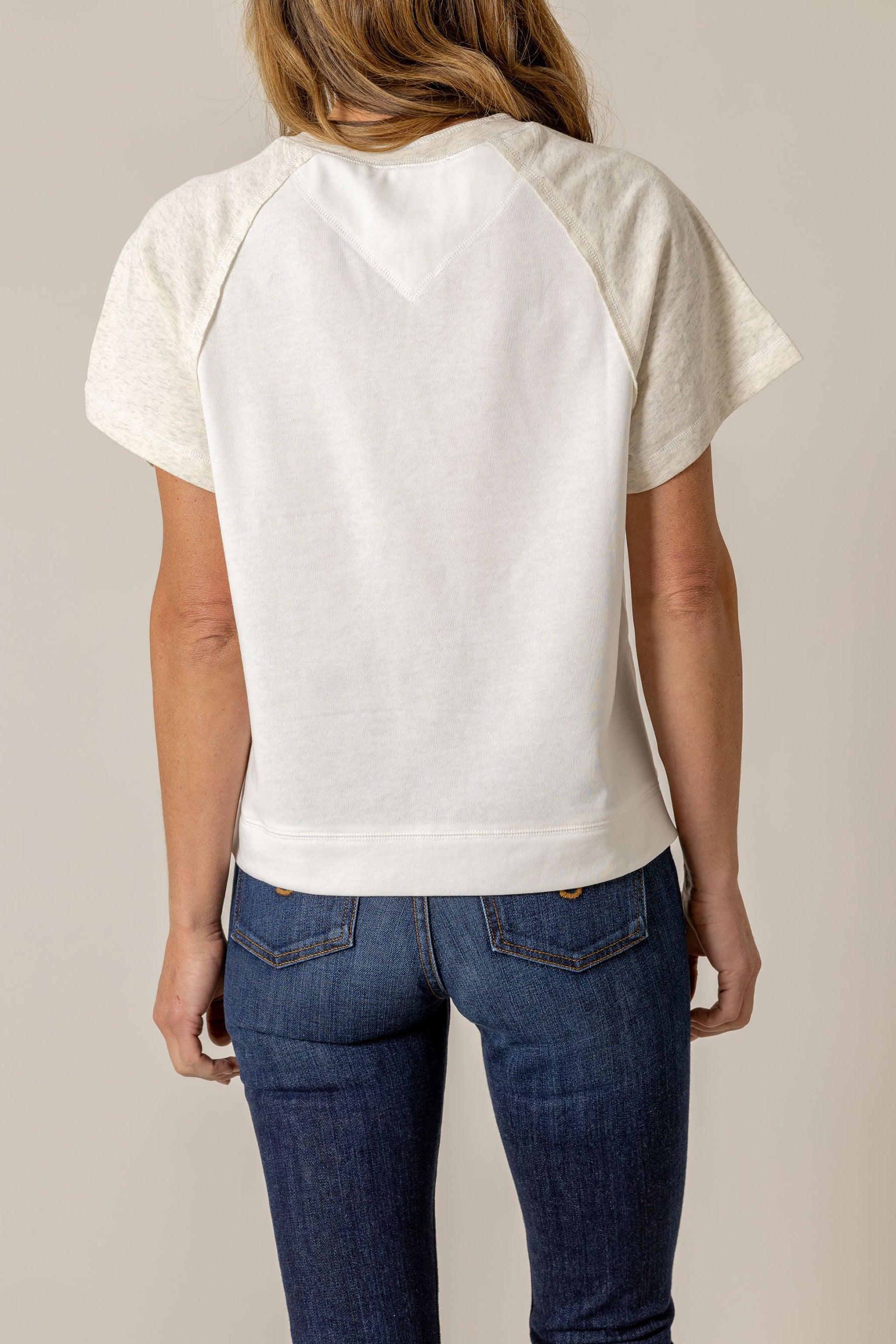 Hellena Cropped Henley Top for Women - Casual Short Sleeve Button-Up Shirt - Perfect for Summer Outfits, Beach Wear & Layering