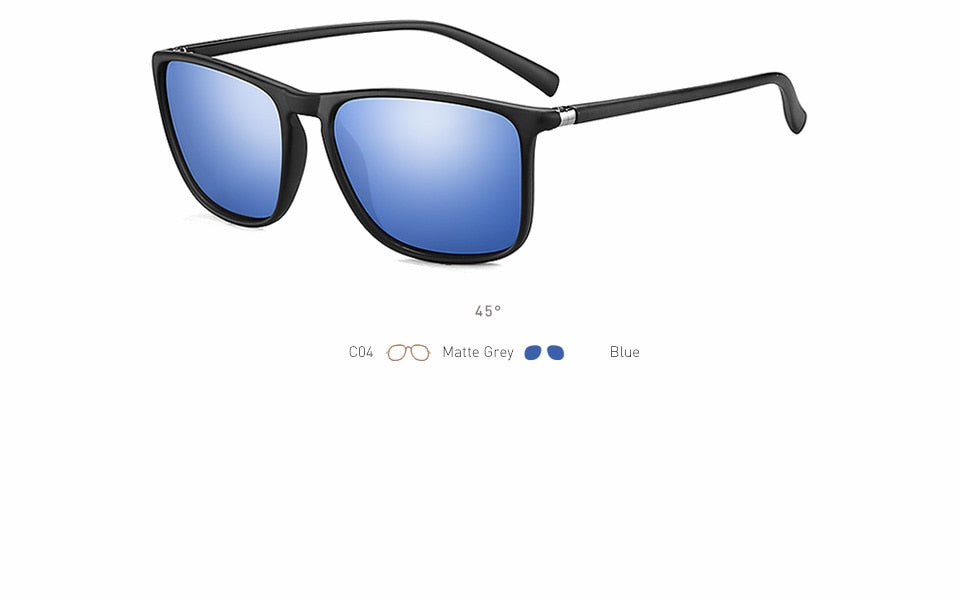 20/20 Brand Classic Polarized Sunglasses for Men - UV Protection, TR90 Lightweight Frame (TR138) - Perfect for Driving, Fishing & Outdoor Activities