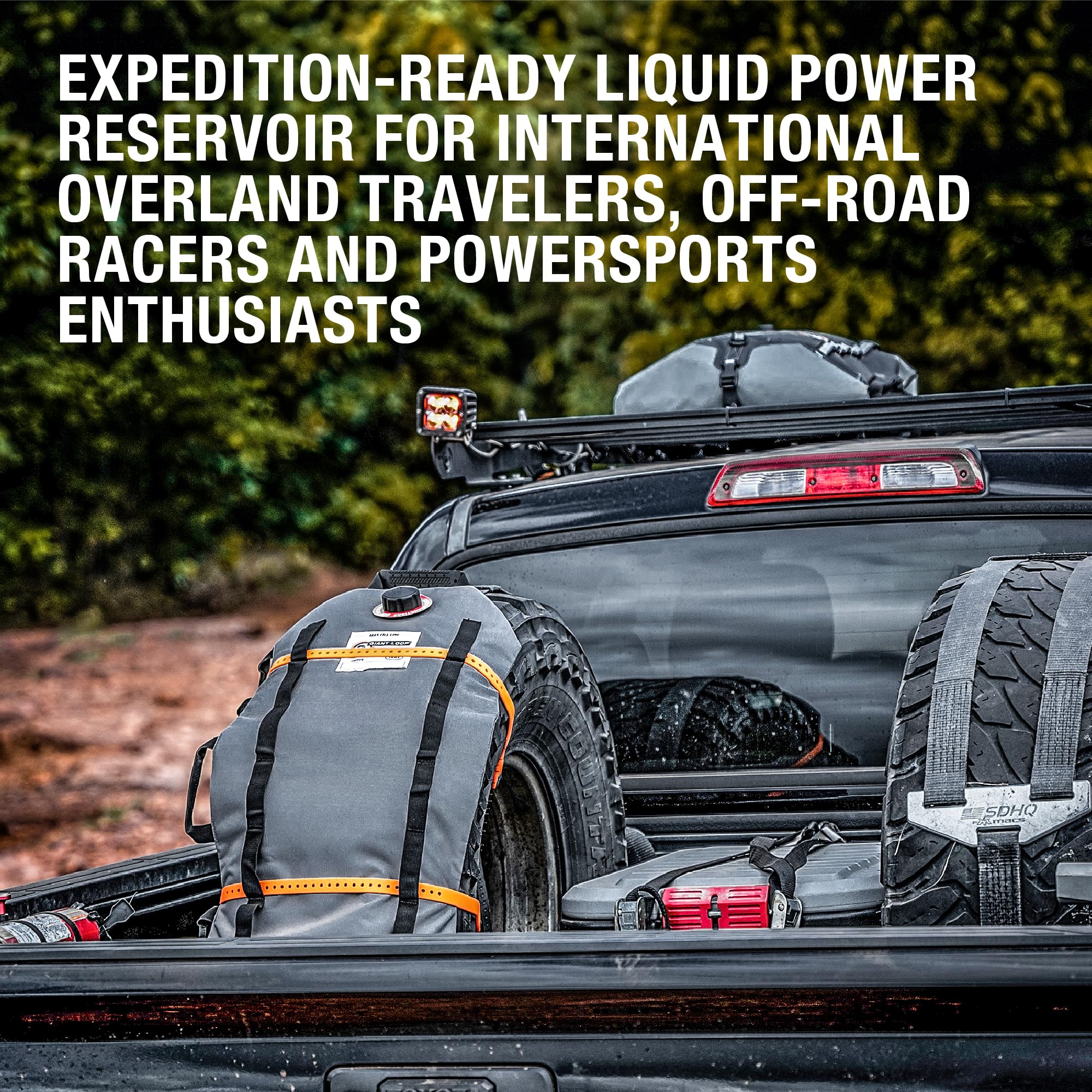 Giant Loop Armadillo Bag - 2-Gallon Utility Bladder for Safe Transport & Storage of Powersports & Automotive Fluids - Perfect for Motorcycles, UTVs & ATVs - Ideal for Off-Road Adventures, Camping & Emergency Preparedness