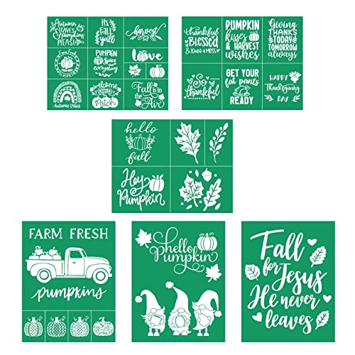 6pcs Inspirational stencils