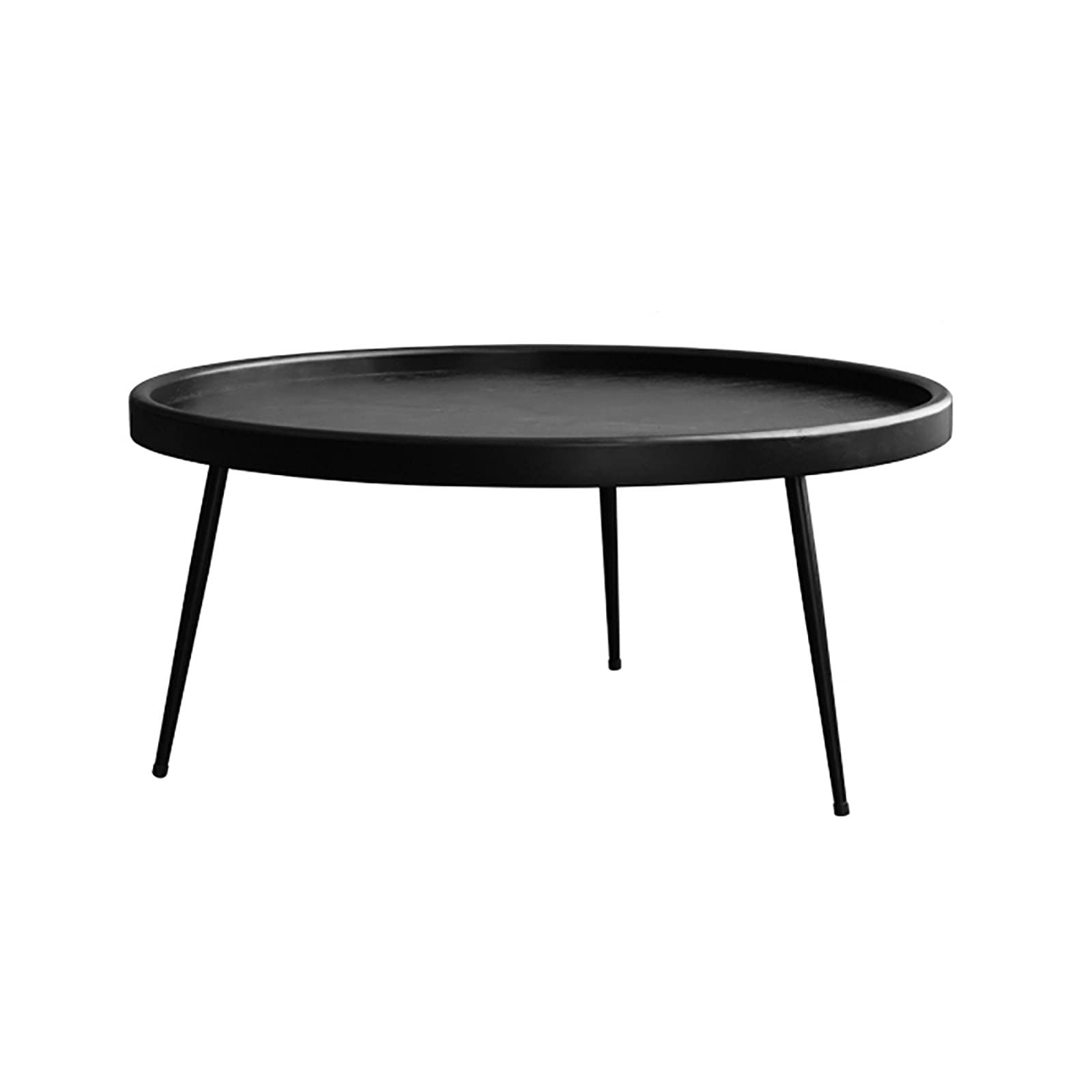 Nordic Round Coffee Table - 31.5 Inch Modern Sofa Side Table, Bedside Table, Corner Table for Living Room, Balcony, Bedroom - Perfect for Coffee, Snacks, Books & Decor