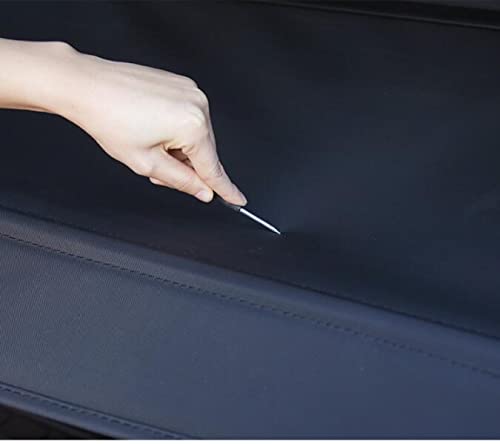 Retractable Cargo Cover for 2019-2023 Lincoln Nautilus & 2016-2018 MKX - Car Trunk Privacy Screen, Luggage Storage Tonneau Shade (Carbon Fiber Style) - Perfect for Road Trips, Grocery Hauling & Vehicle Security