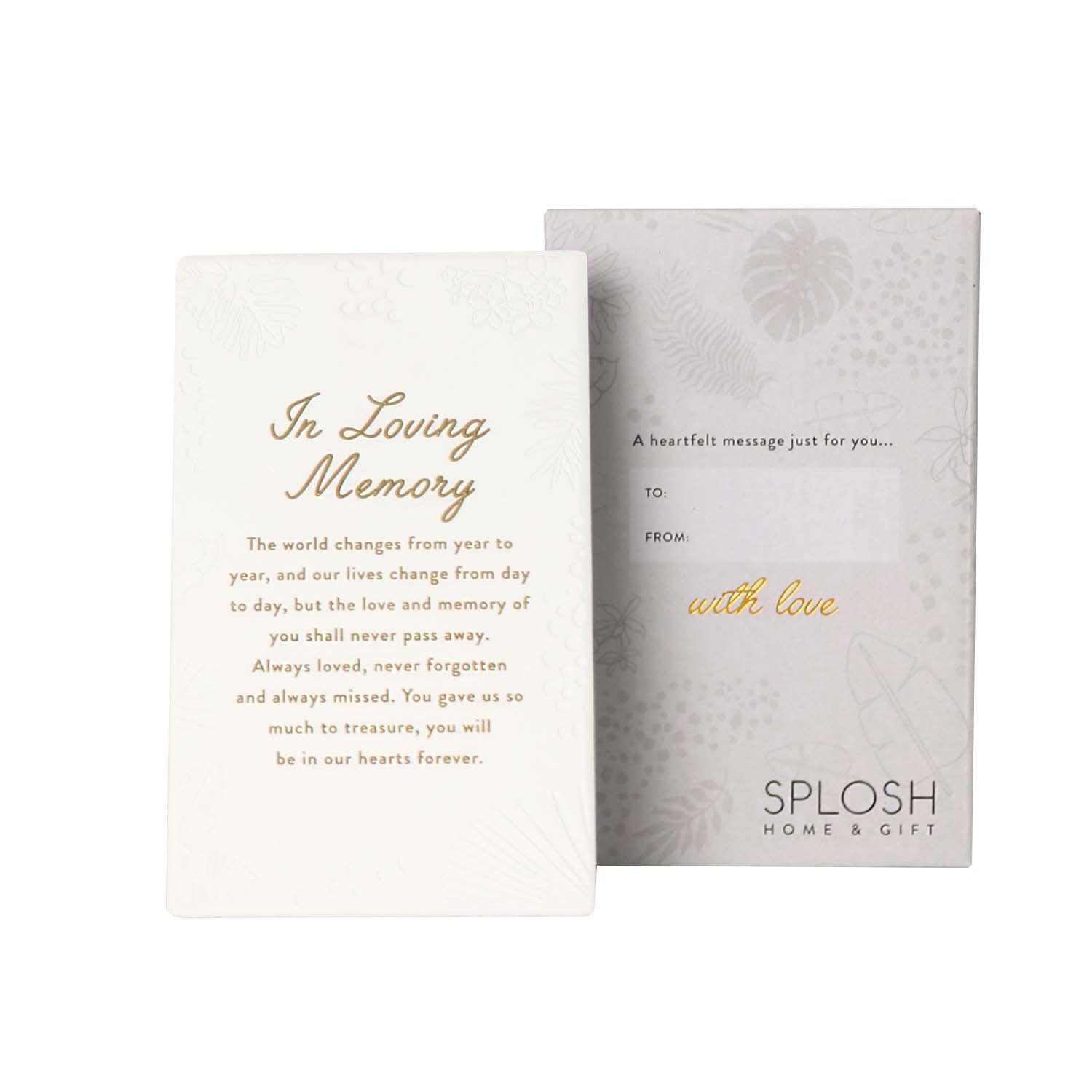 Precious Quote Memorial Plaque - In Loving Memory Keepsake for Home Decor, Sympathy Gifts & Remembrance