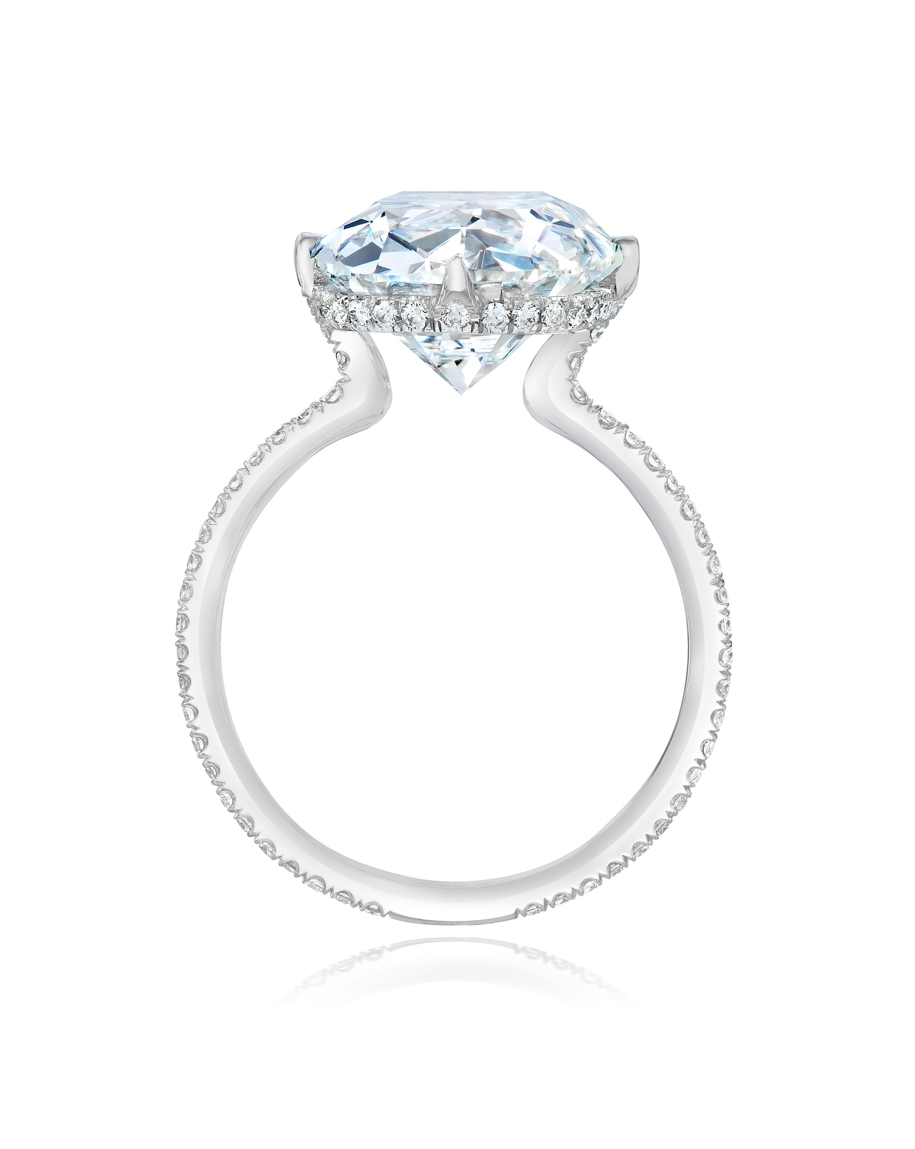 Signature Devon Oval Engagement Ring - Elegant Solitaire Diamond Ring for Women - Perfect for Proposals, Weddings & Anniversaries