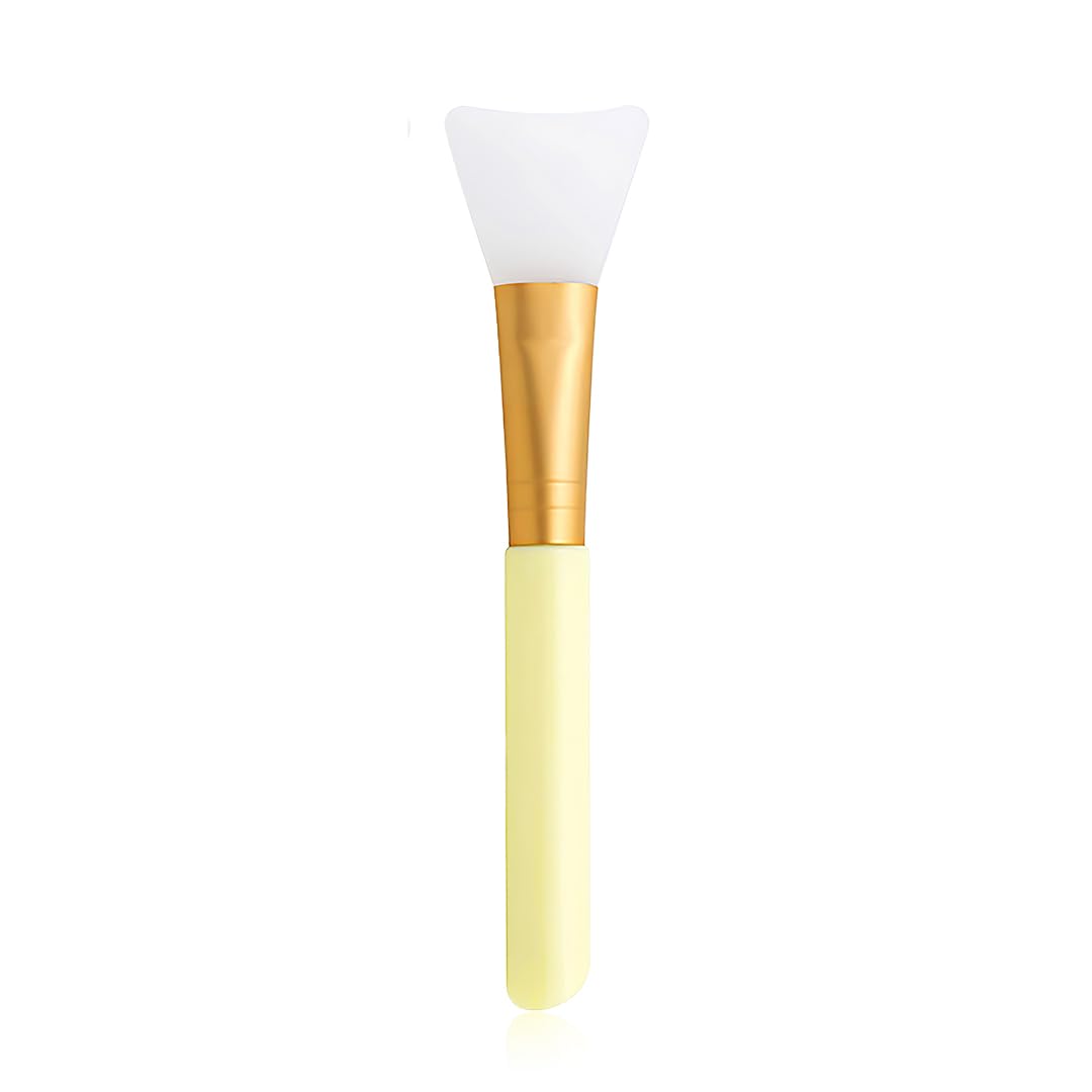 Gleva Soft Silicone Facial Mud Applicator Brush - Hairless Clay Mask Tool for Moisturizing & Beauty Care - Perfect for Sleeping Masks, Spa & At-Home Skincare (Pack of 1) - Ideal for Women & Girls