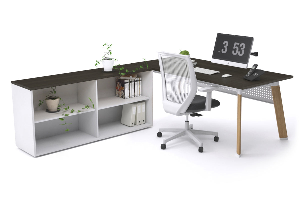 Switch Executive Setting With Uniform Spine Wood Imprint Frame [1800L x 700W] - Perfect for Office Decor and Professional Workspace Setup