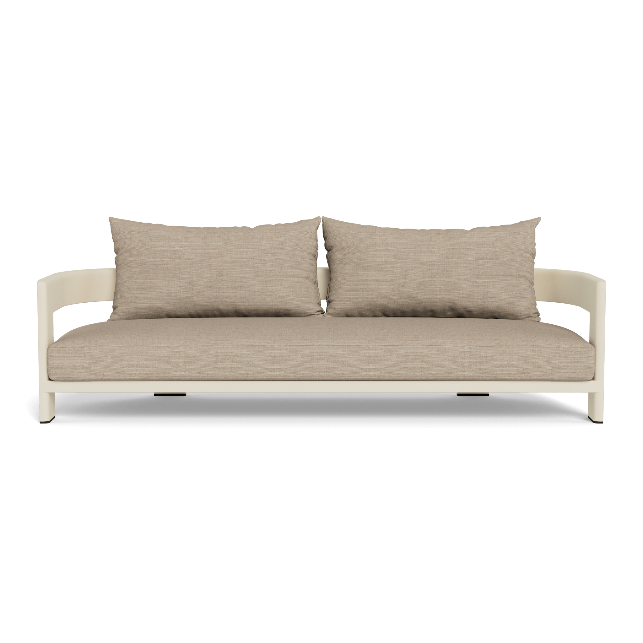 Victoria Aluminum 3-Seat Outdoor Patio Sofa Set - Modern Garden Furniture for Backyard, Poolside & Balcony Relaxation