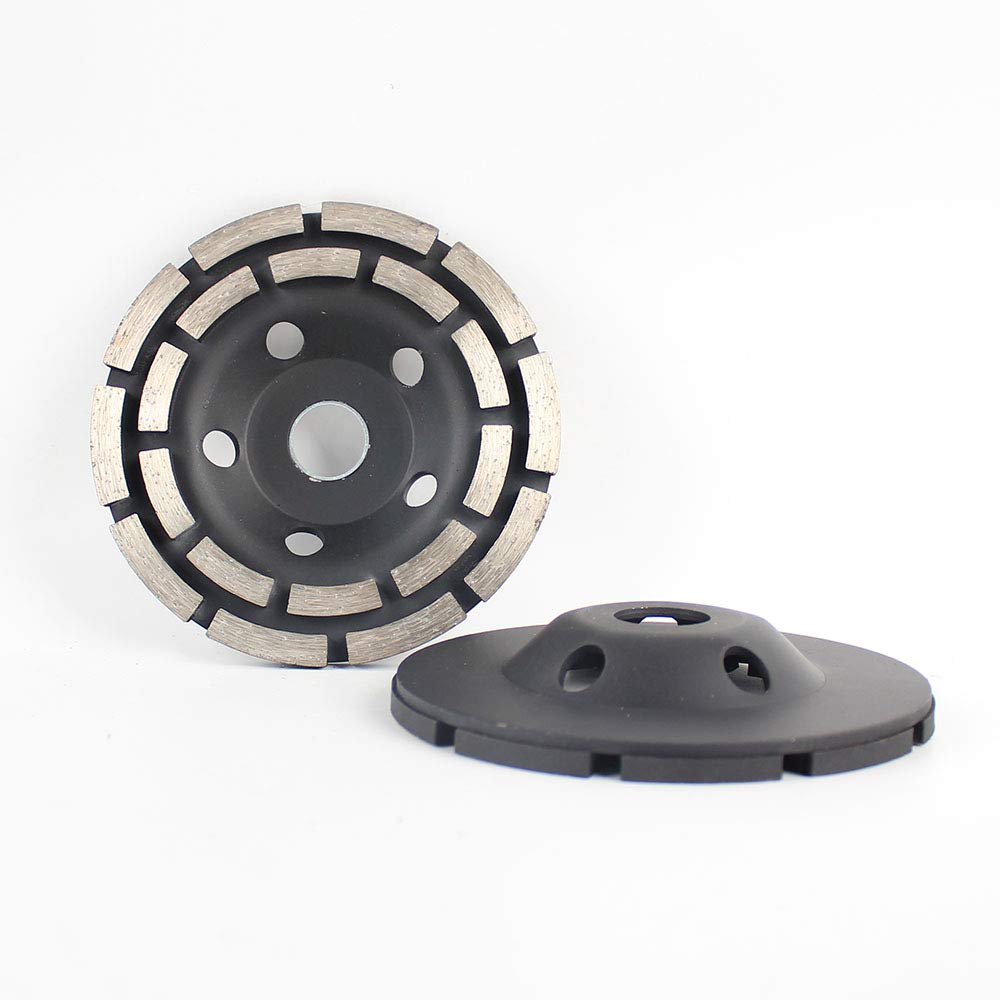 Raizi 5 Inch (125mm) Diamond Grinding Cup Wheel - Premium Concrete Grinding Disc for Angle Grinder - Perfect for Masonry, Stone, and Concrete Surface Preparation