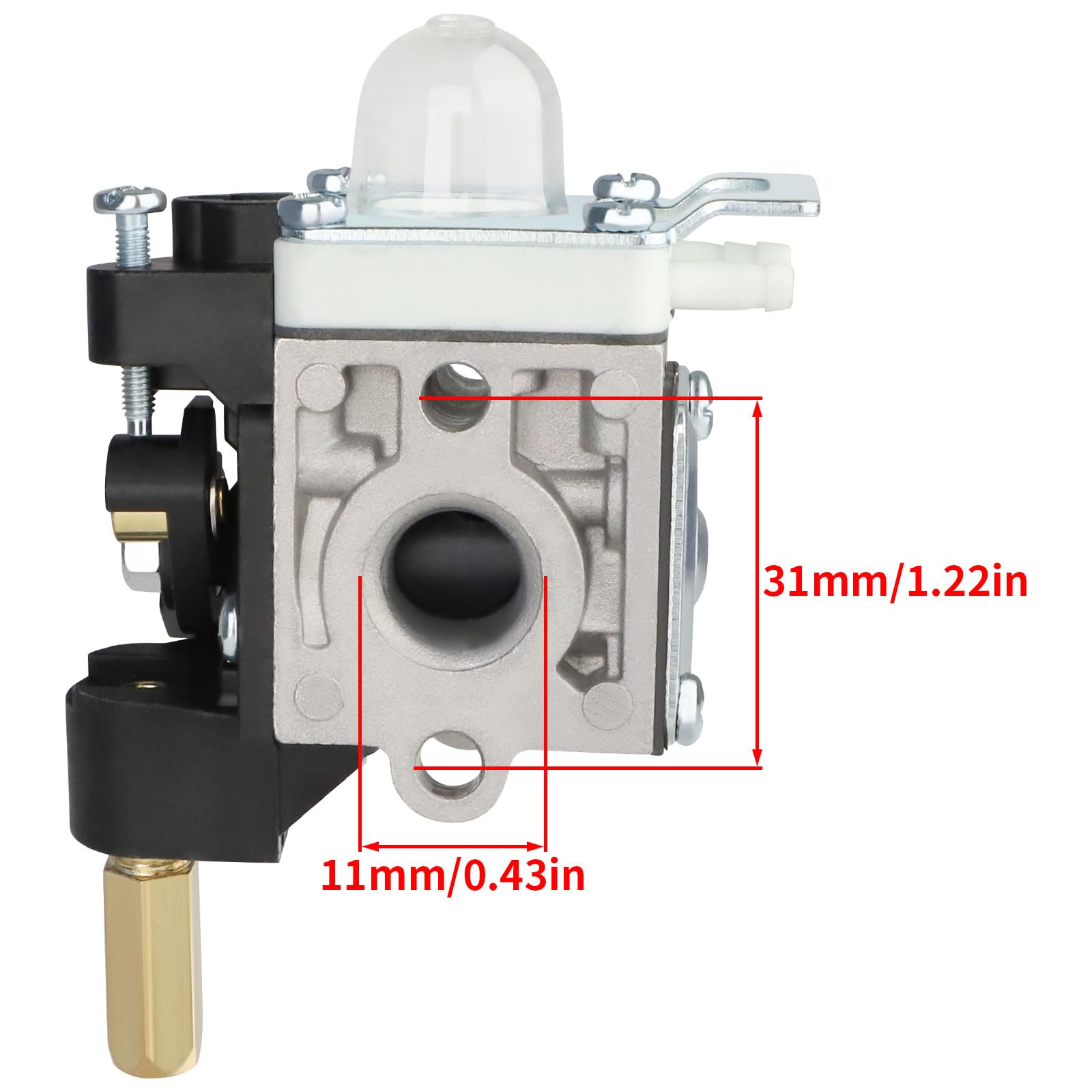 Echo SRM230 Carburetor Tune Up Kit - Compatible with HC150 HC151 SRM210 SRM211 GT200 PE200 PE201 PPF210 PPF211 - Includes Air Filter - Perfect for Edger, Trimmer & Brushcutter Maintenance & Repair