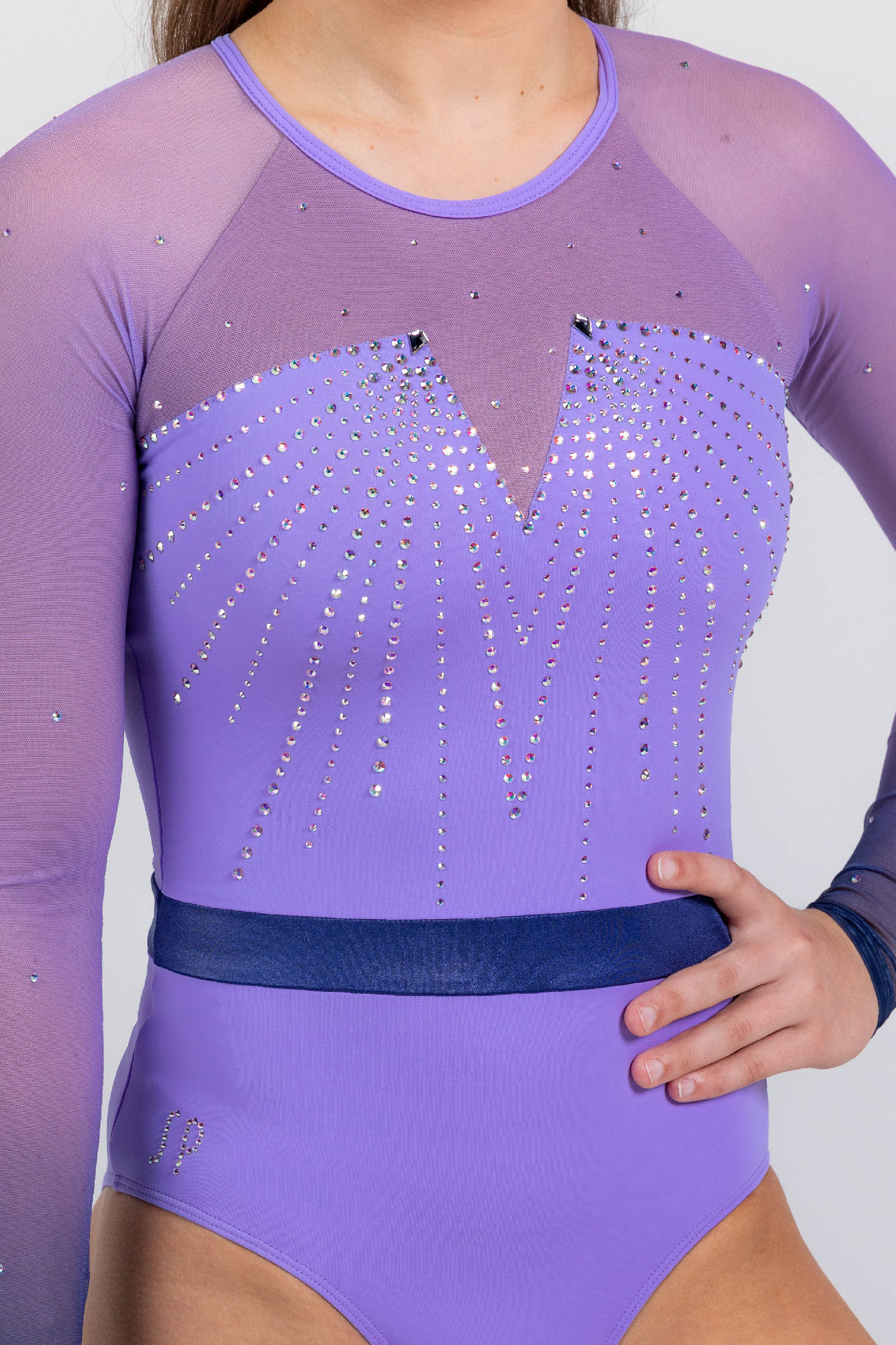 Kyla Ross Gymnastics Leotard with Full Sleeves - Perfect for Training, Competitions & Dance Performances