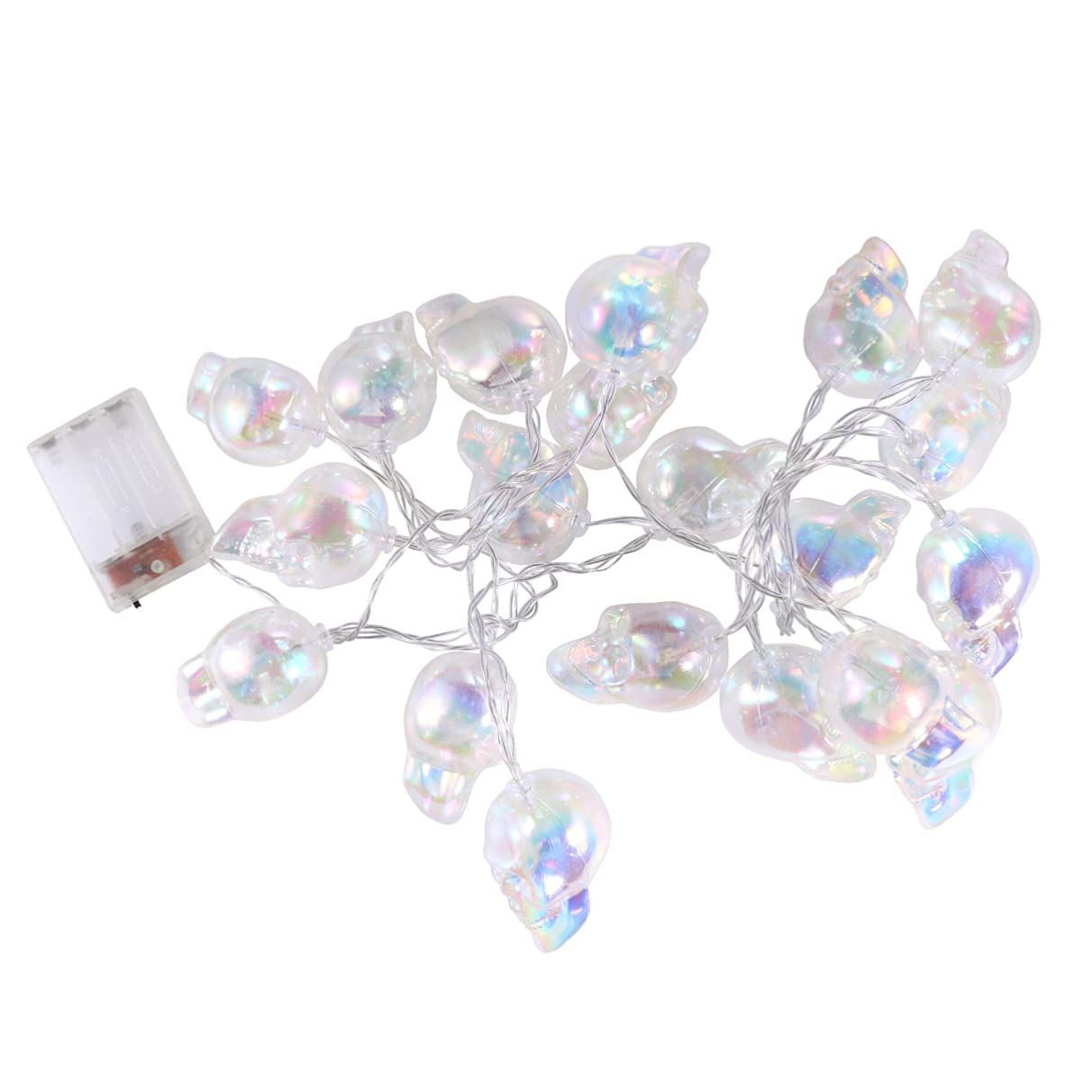 IMIKEYA LED Skull String Lights for Halloween Party & Home Decor