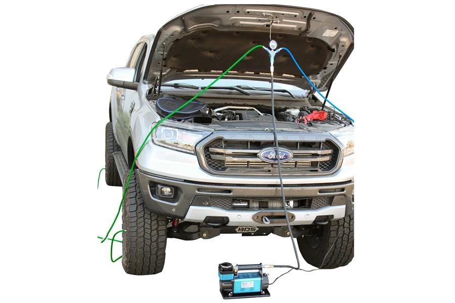 Bulldog Winch 4 Tire Inflation Deflation System - Heavy Duty Air Compressor Kit for Off-Road Vehicles, Trucks & SUVs - Perfect for Off-Roading, Camping & Emergency Tire Repair