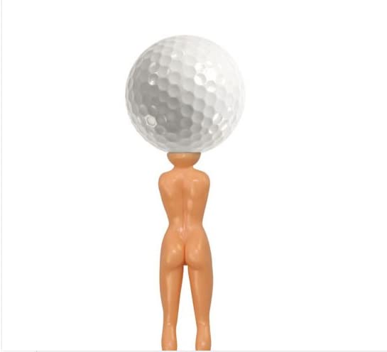 24pcs A99 Golf Tees with Nude Lady Design - Durable Plastic Golf Training Accessories | Funny Golf Gifts for Men & Women | Perfect for Driving Range Practice and Golf Lovers Collection