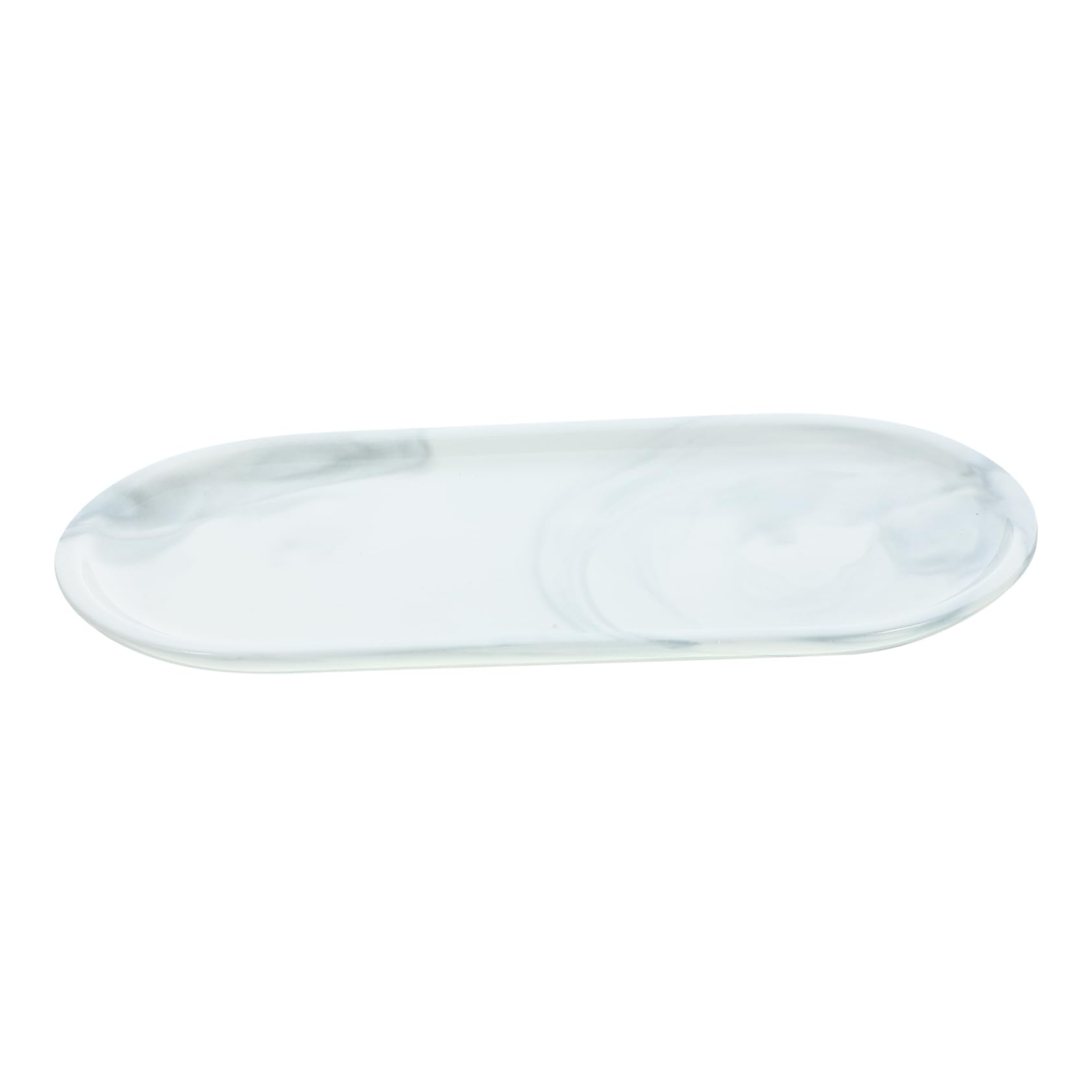 Cabilock Ceramic Jewelry Tray for Bathroom - Elegant Storage Plate for Rings, Watches & Accessories | Perfect for Vanity, Countertop & Bathroom Organization